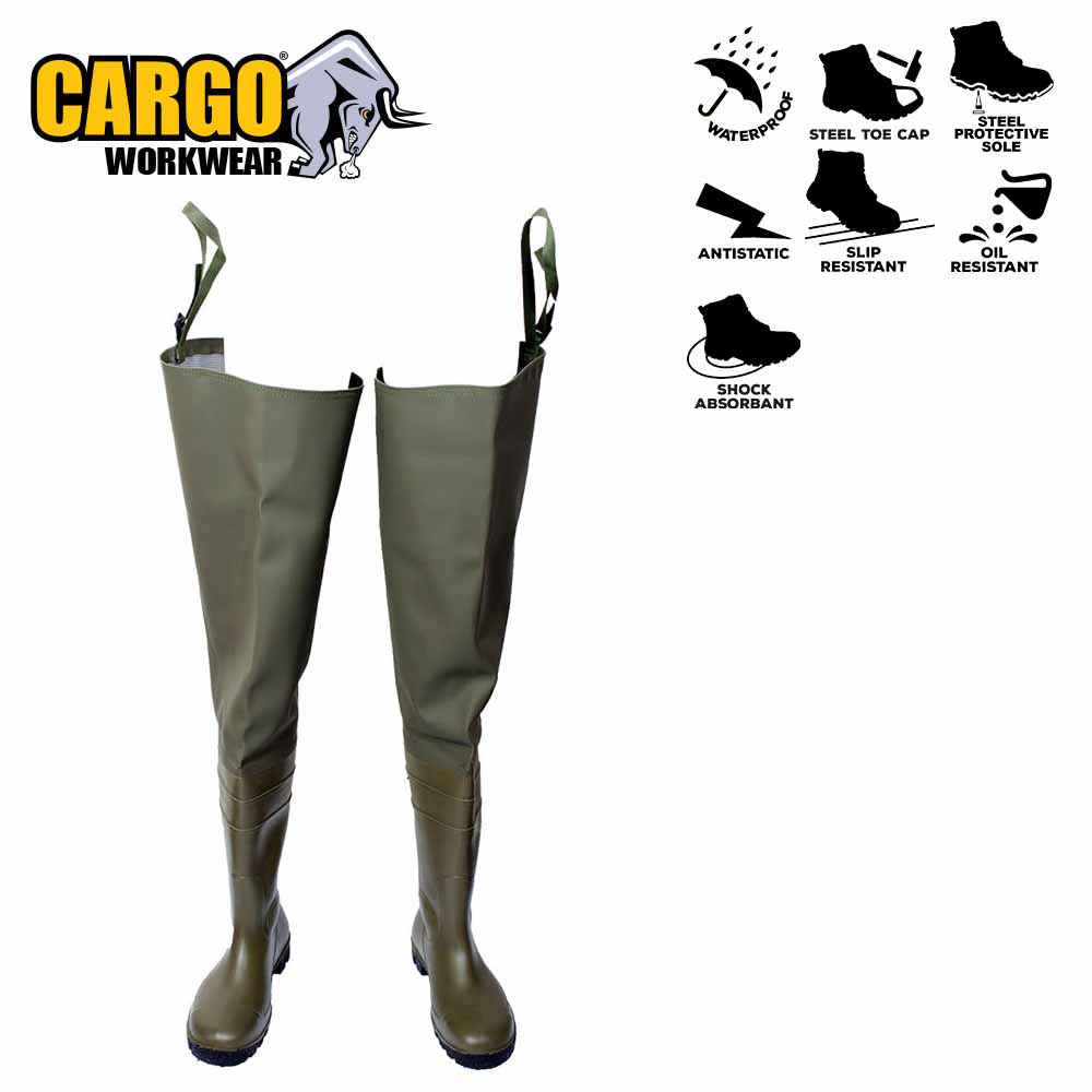 Waders with steel toe hot sale caps